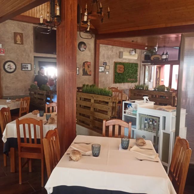 Essen im Casa Senén Restaurant (Béjar, Salamanca) (Juli 2023)