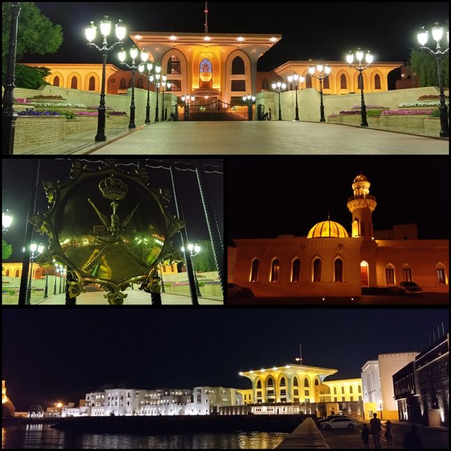 3.12. Bandar Khiran und Maskat bei Nacht