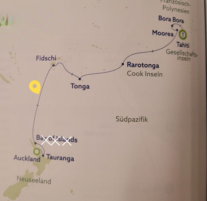 Giorno 75 a 77 di 175: Crociera intorno al mondo - Giorni in mare tra Fiji e Nuova Zelanda