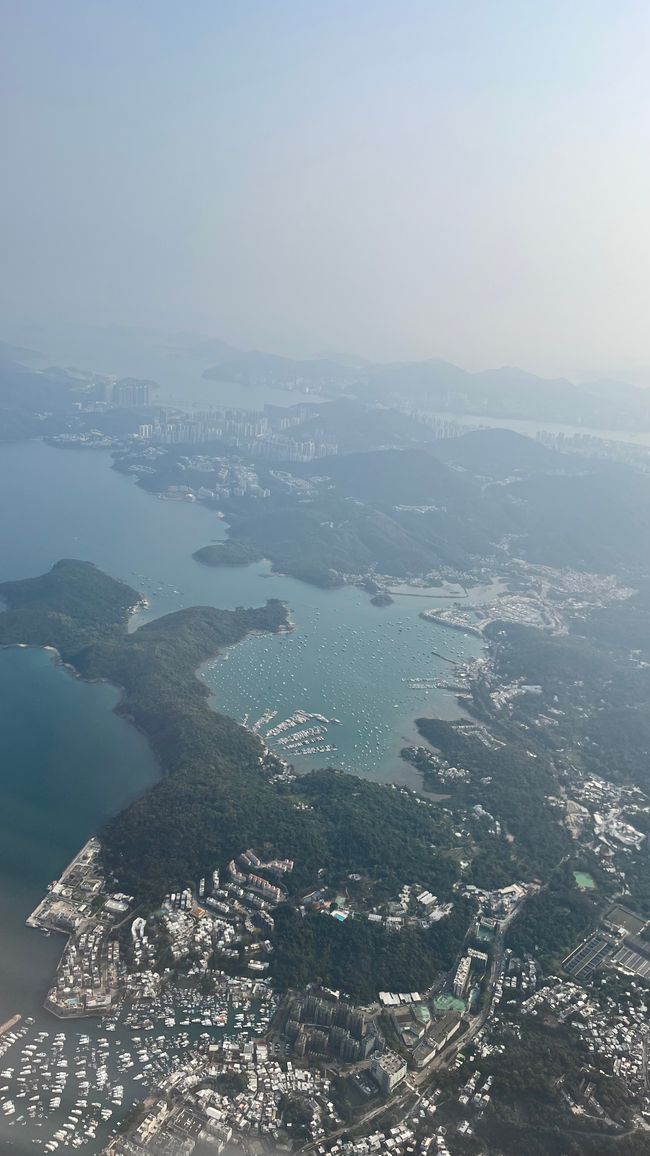 Approche de Hong Kong, en attente du vol pour Sydney