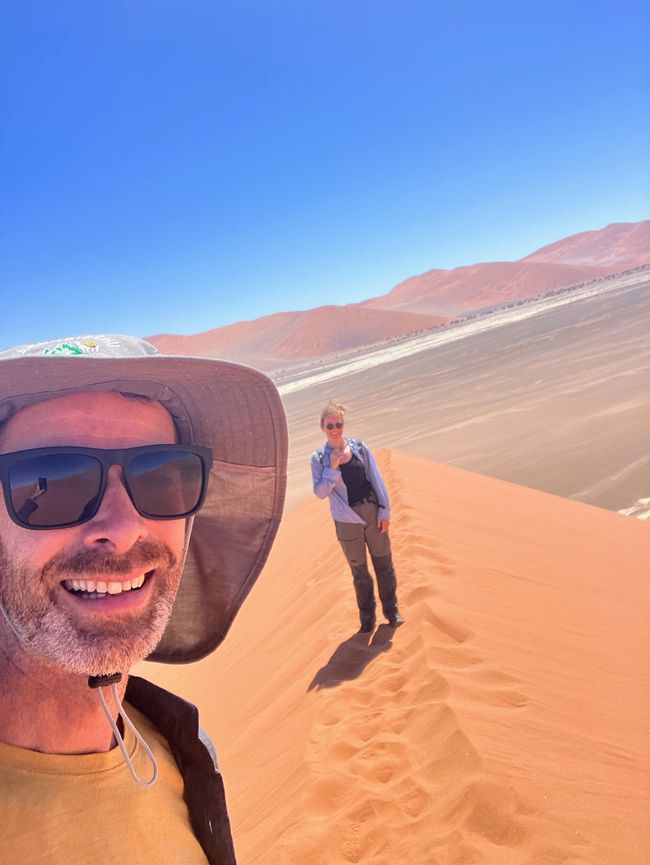 Il deserto namibiano - un mare di sabbia