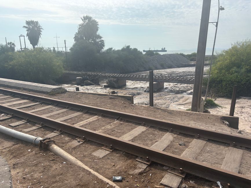 El río San José desemboca en el mar - sea lo que sea que nade en ese agua...