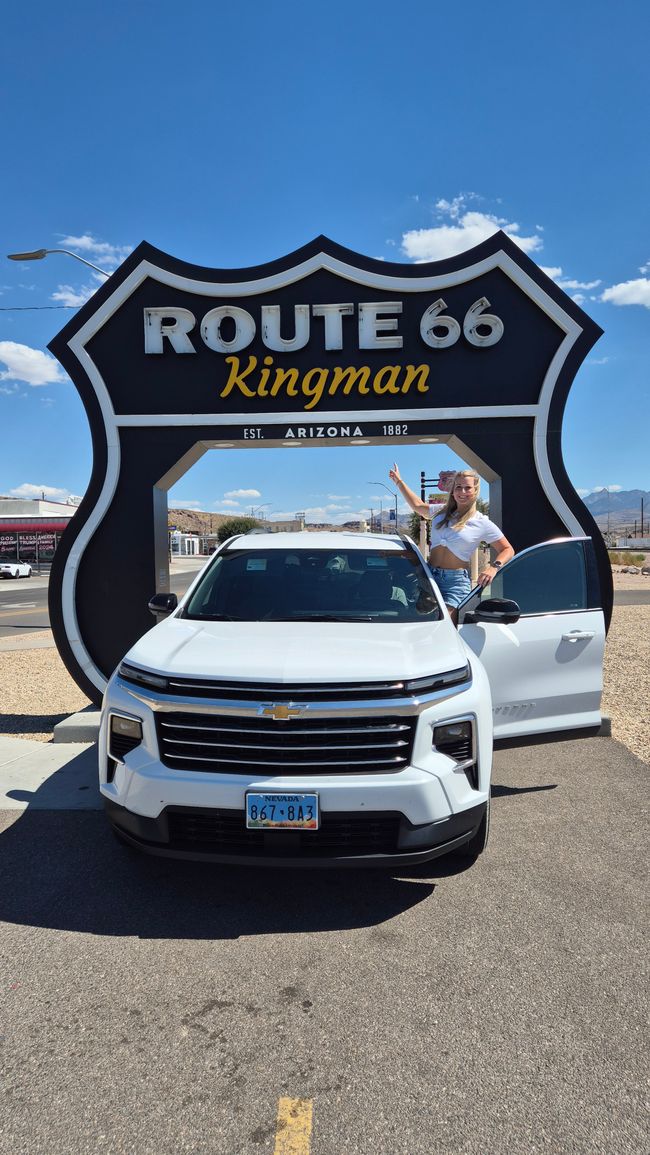 28.09. Route 66 und Ankunft Unterkunft Grand Canyon