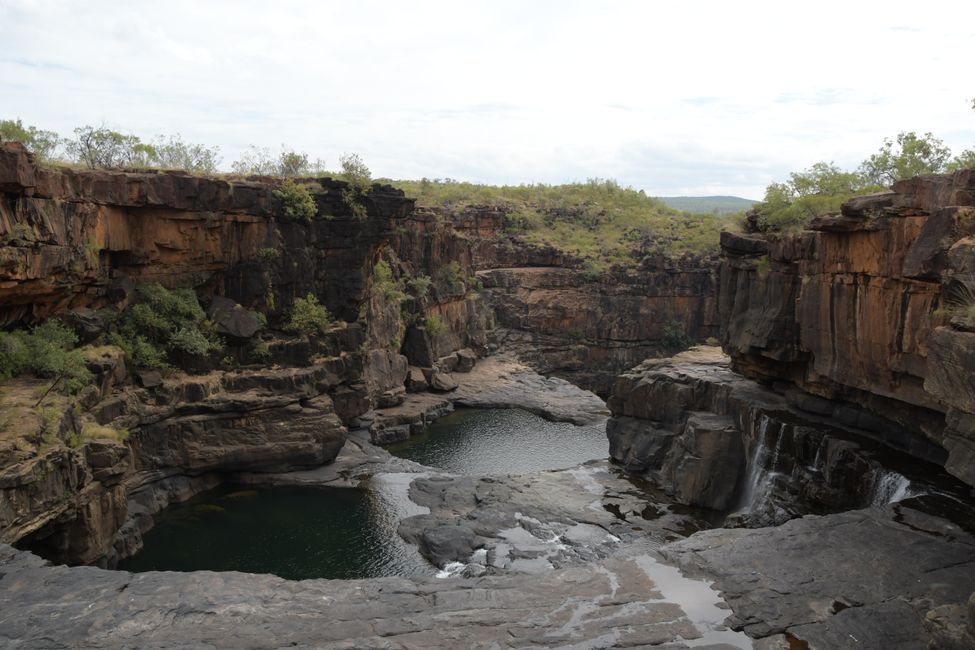 Above the falls