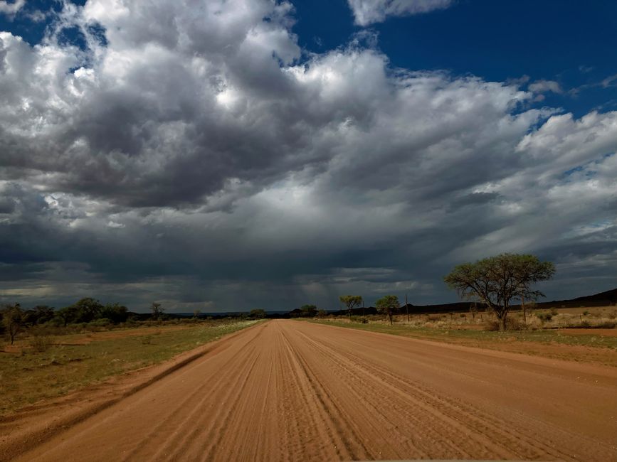 Il deserto namibiano - un mare di sabbia