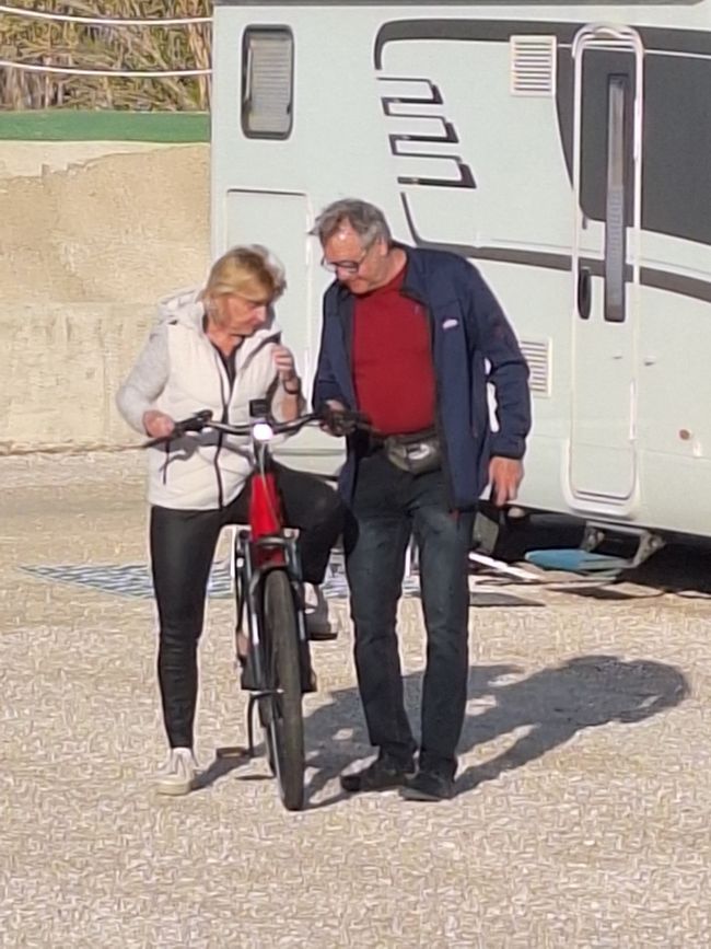 Rita fait aussi du vélo...