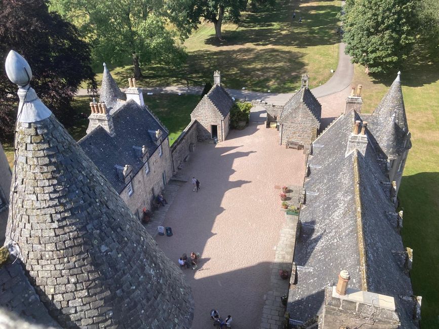 Aussicht vom Castle Fraser