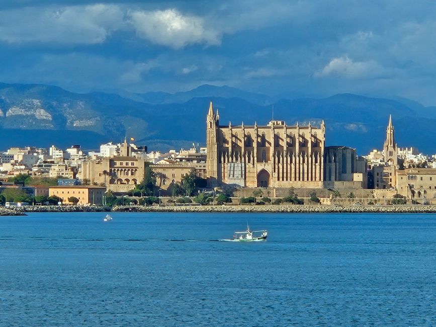 Vista de la catedral de Palma 