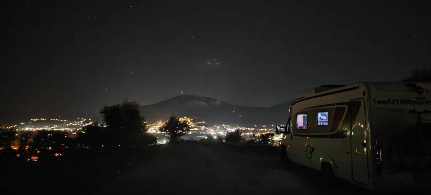 Vista desde la montaña hacia Nafplio