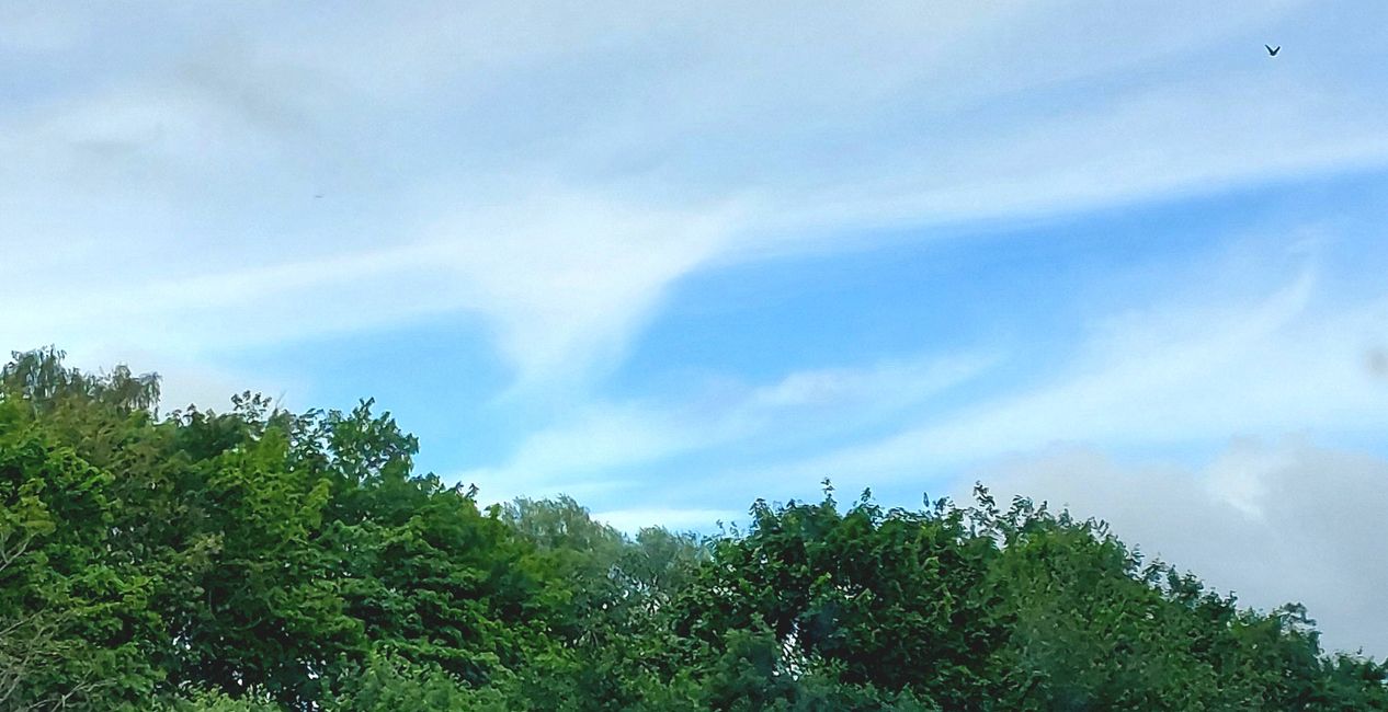 Der Himmel klarte langsam auf