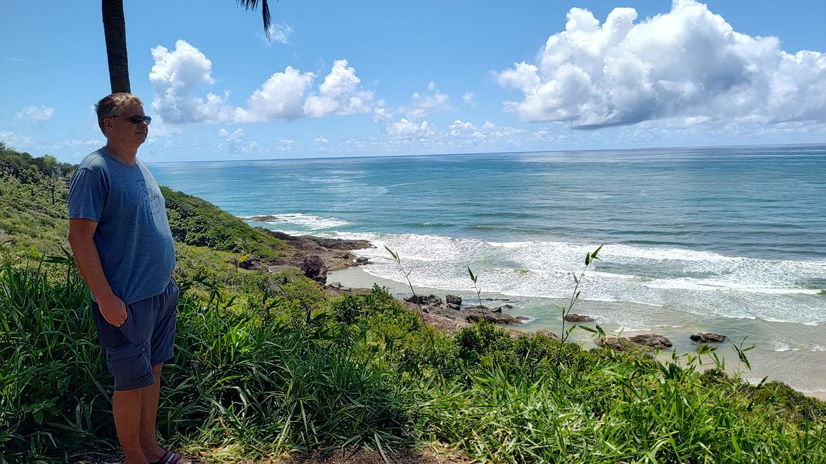 Brasil, en la playa con amigos