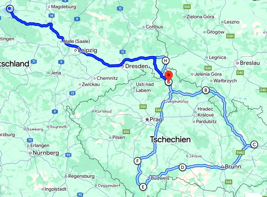 2500 km durch Tschechien 