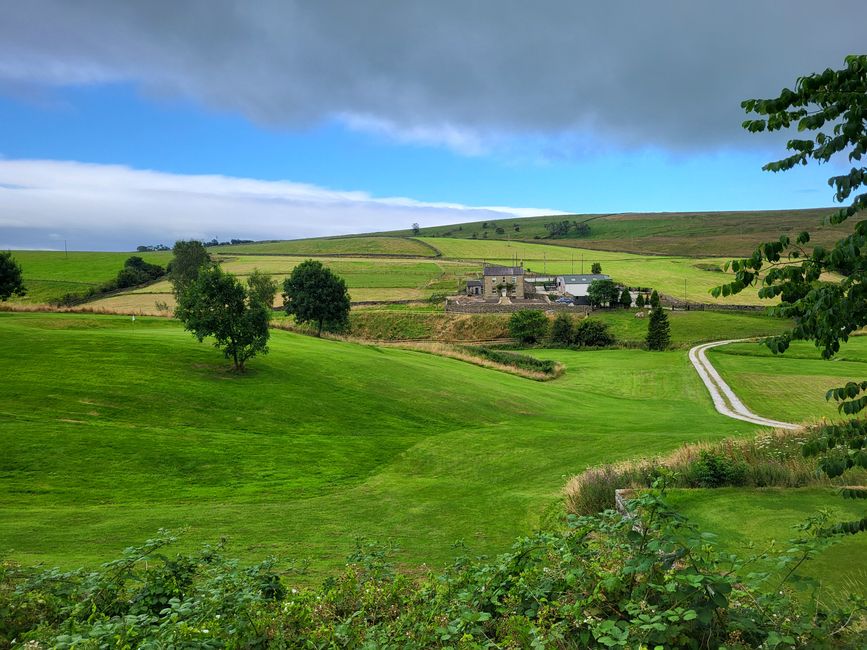 Driving through the Yorkshire Dales