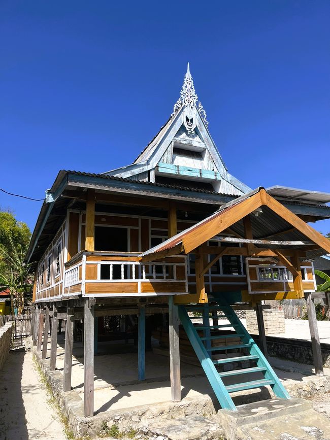 Insel Liukang, traditionelles Haus