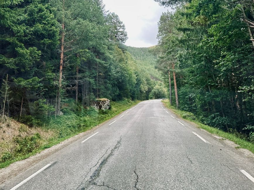 Jour de voyage - Parc national de Rondane nous arrivons