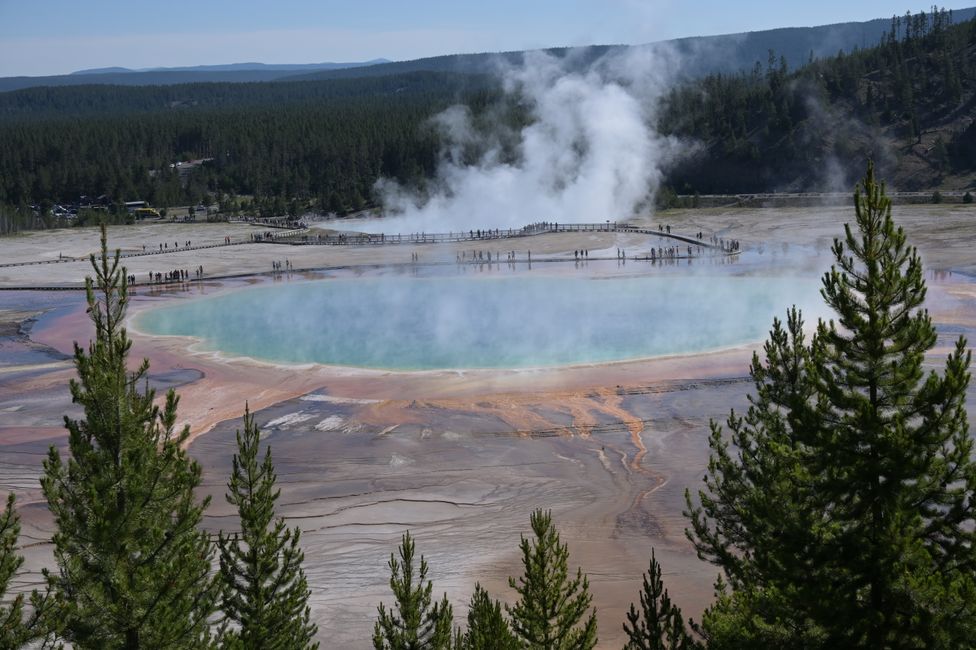 Bassin de geysers Midway - Source Grand Prismatic