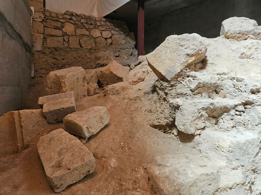 Reste des Römischen Erbes unter der Kathedrale 