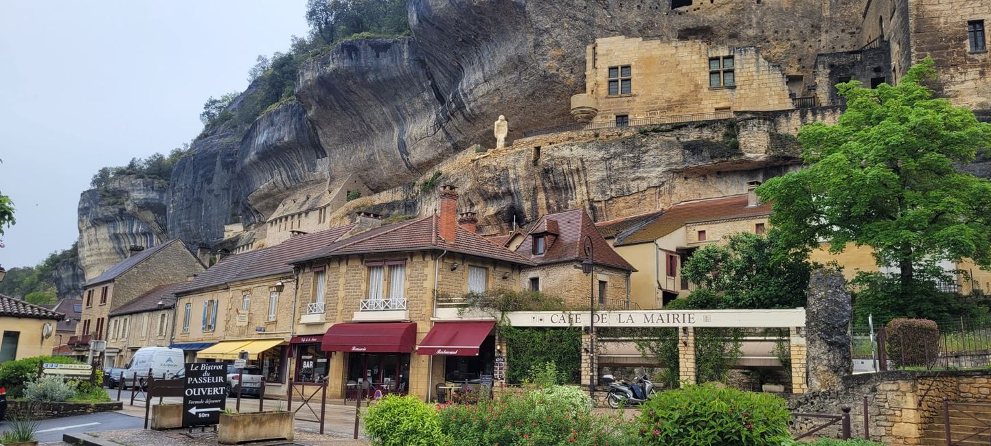 In viaggio verso Bordeaux, giornata piovosa