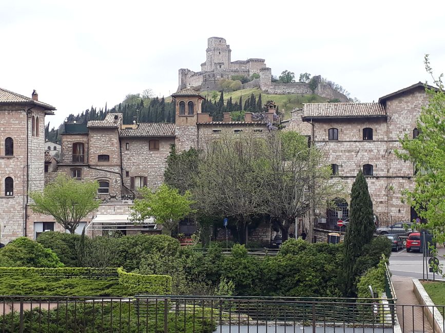 The castle above Assisi