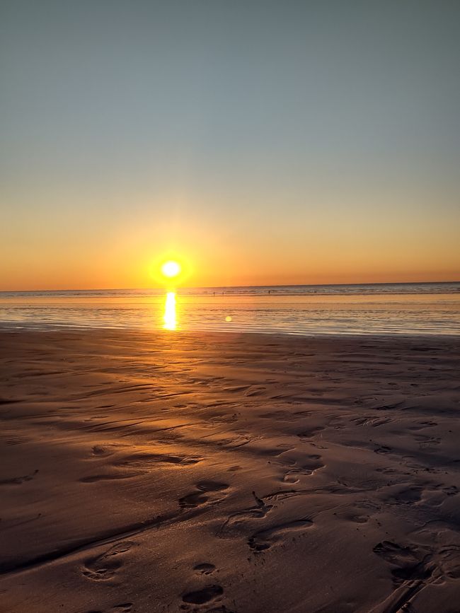 Sunset at Eighty Mile Beach