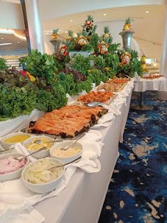 Lachsbuffet 