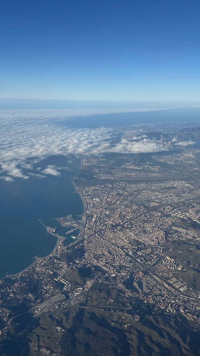 Malaga vom Flieger 