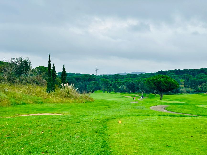 Partida de golf en Golf Costa Brava