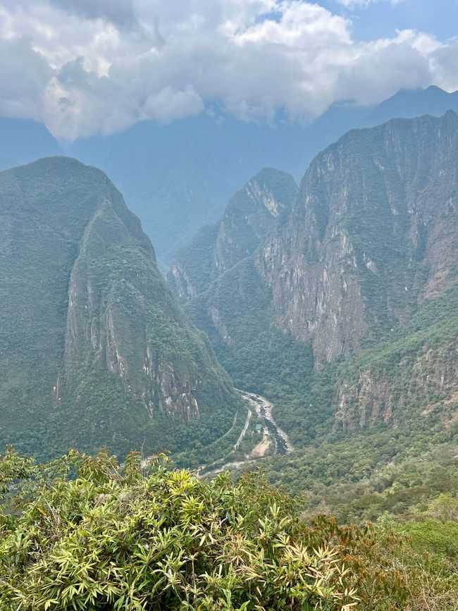 Las escaleras hacia Machu Picchu