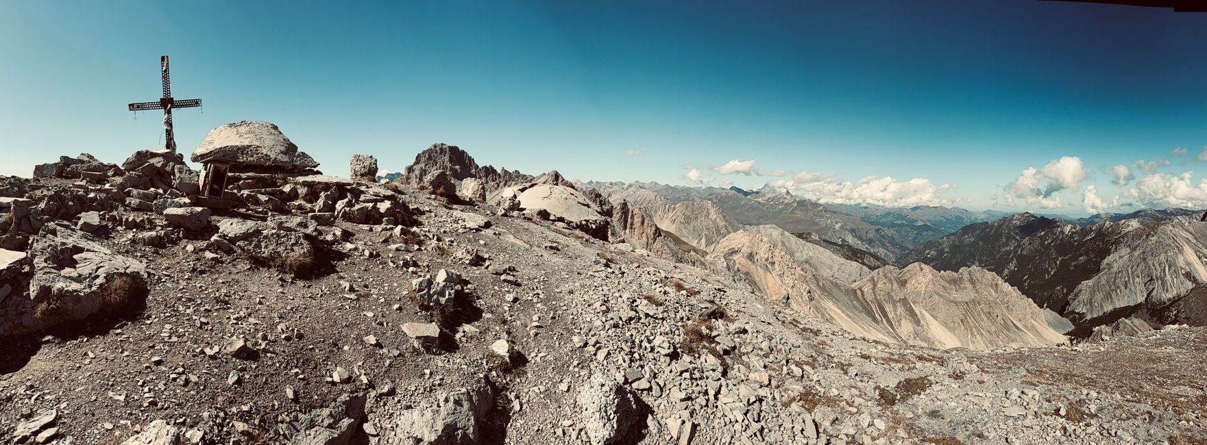Il mio accampamento visto dall'alto