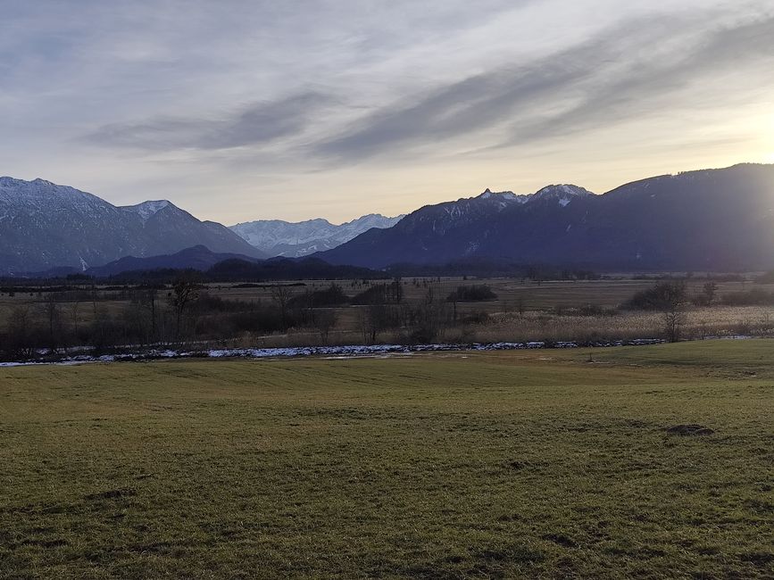 Murnau Moor y Murnau - ¡maravilloso para correr, observar y disfrutar! ¡Libre camino para mí para correr libremente!!! ¡A muy agradables 10 grados PLUS!!