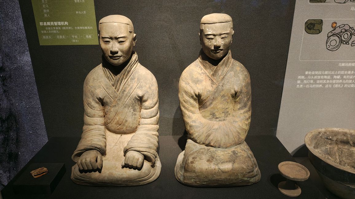 Figure di terracotta civili nel museo