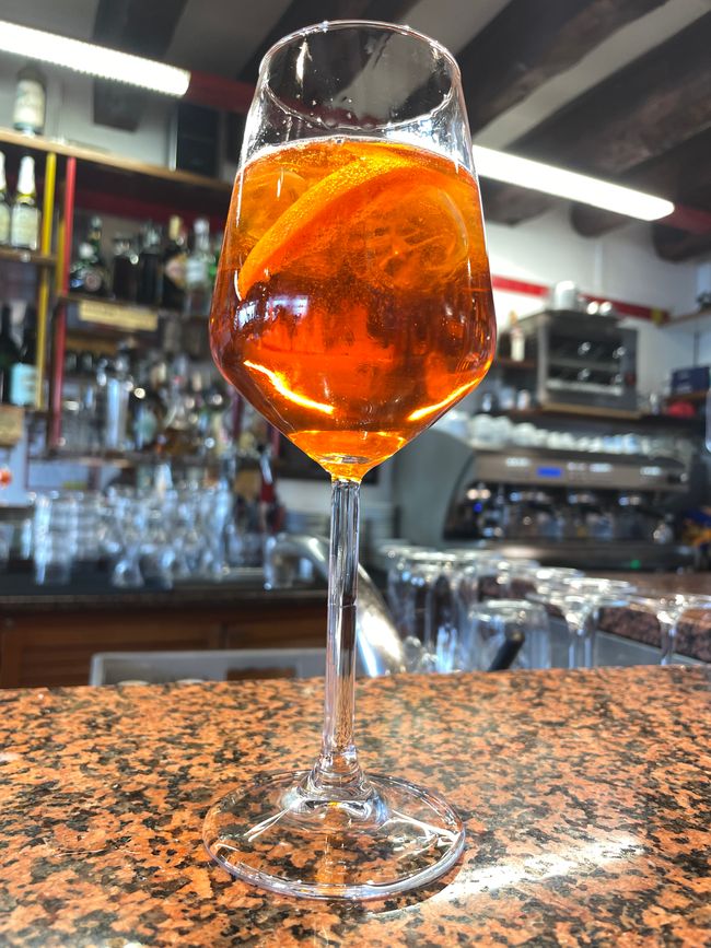 Erster AperolSpritz