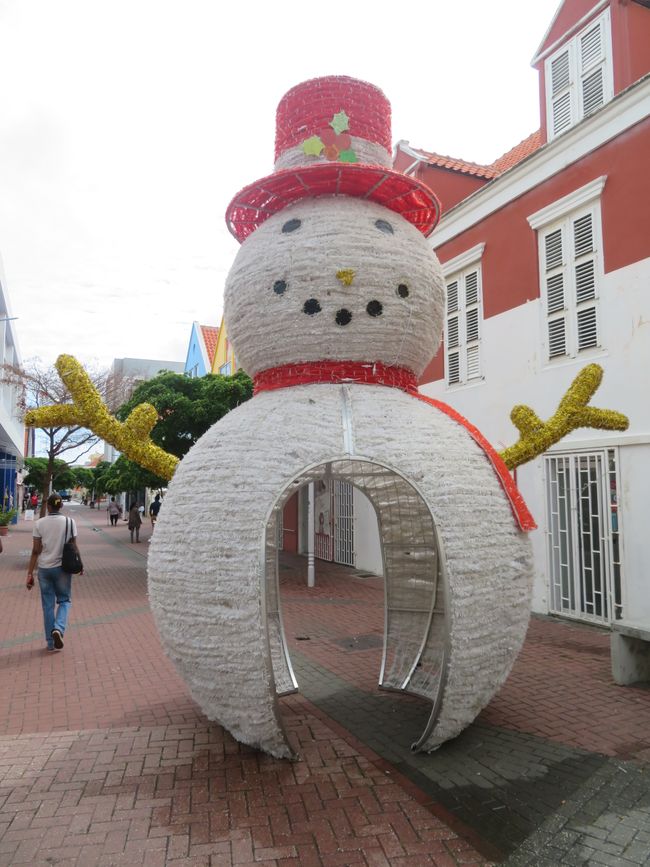 Le premier bonhomme de neige de l'année