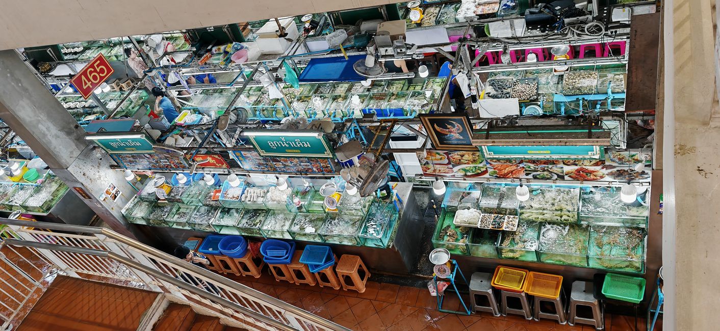 Seafood im Banzaan Fresh Market