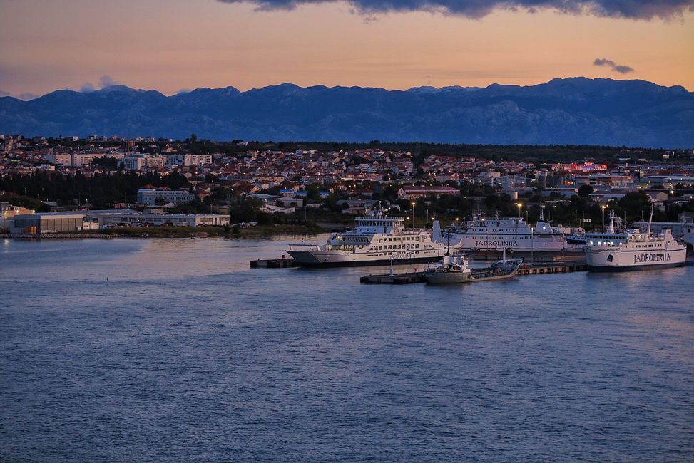 Zadar vom Hafen