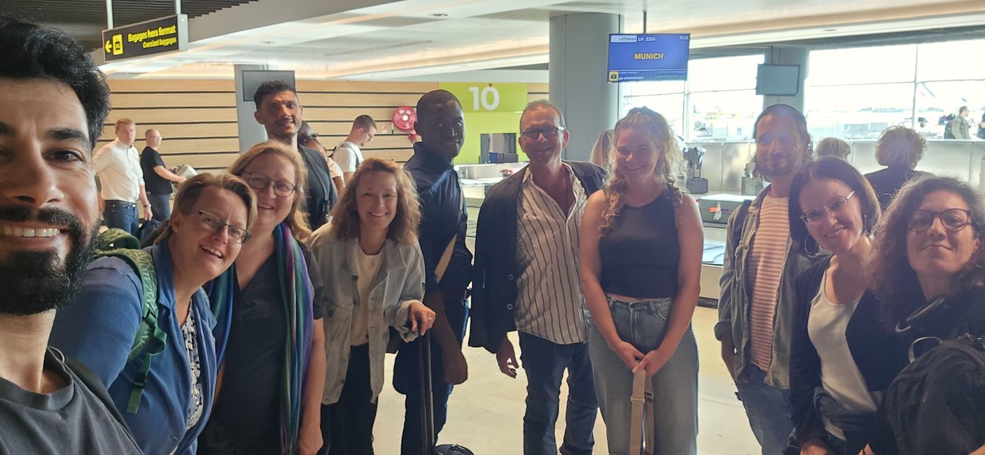 Ankunft am Flughafen Marseille 