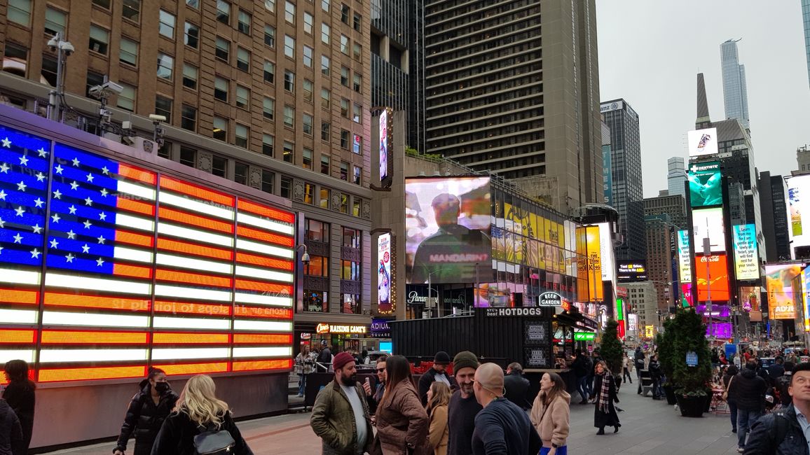 Auf dem Times Square