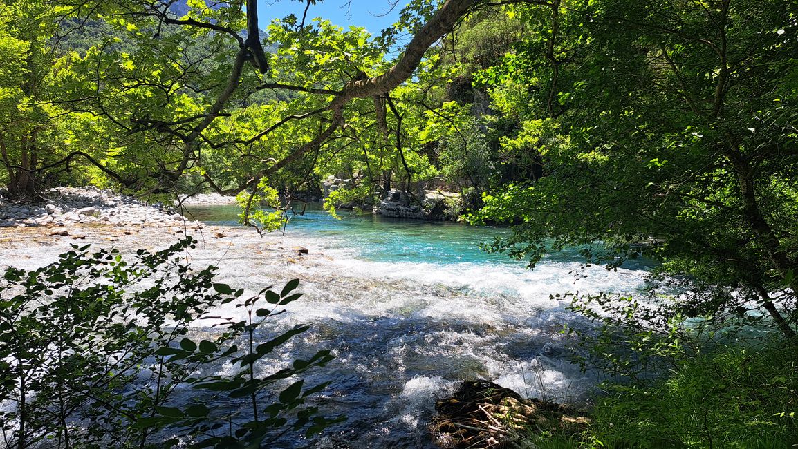 Wildes, klares Wasser 