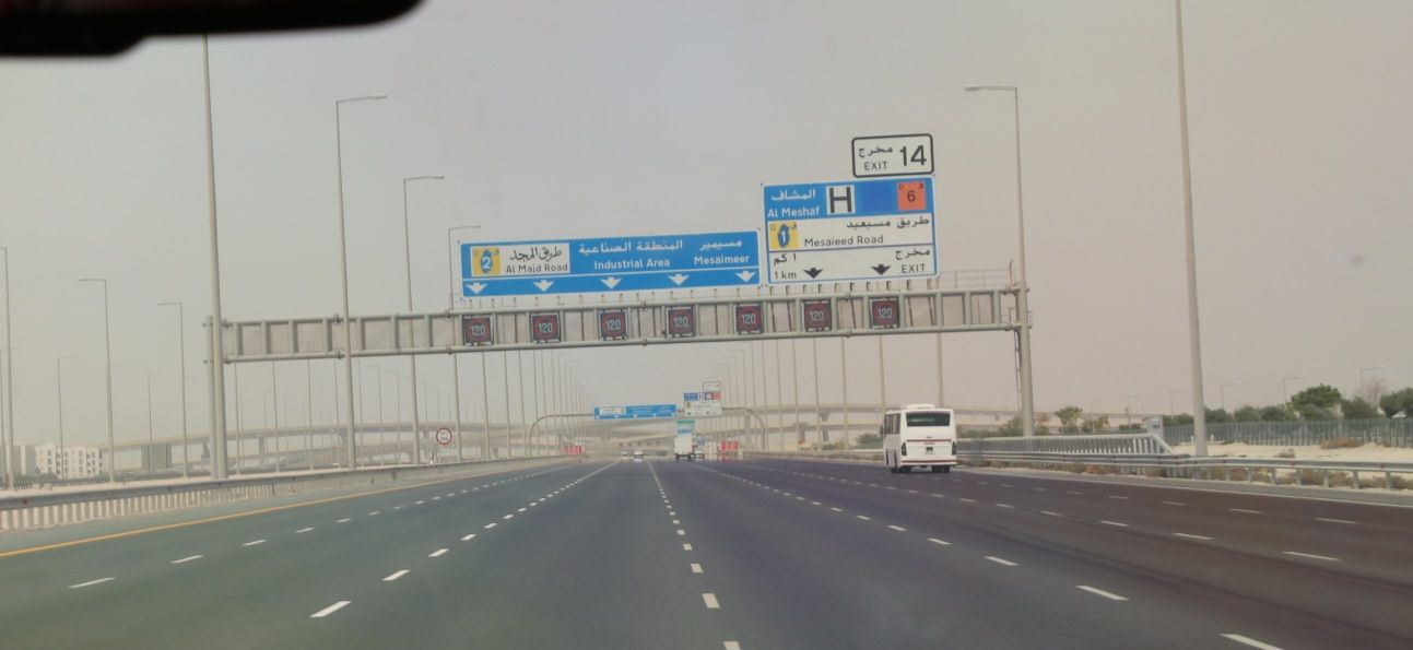 Etiqueta 23: En camino en Doha y el desierto