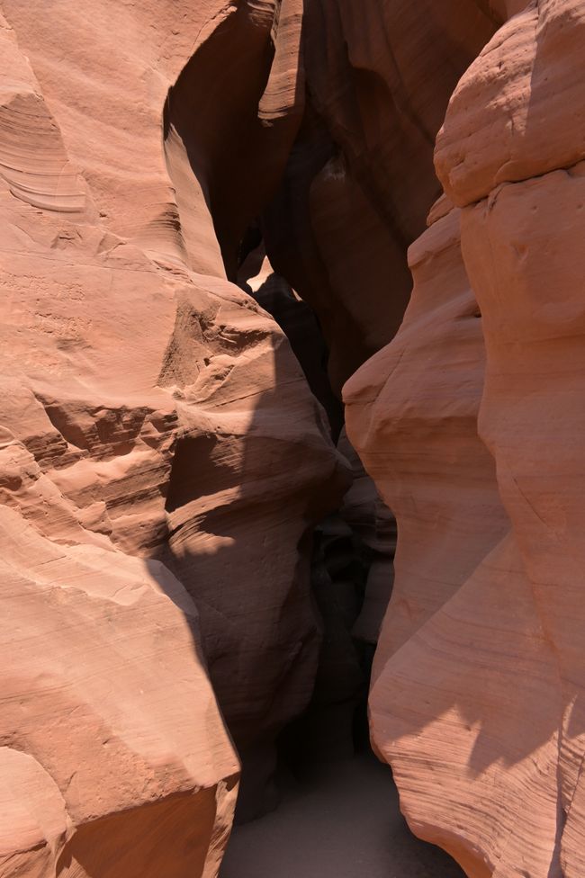 Ausgang aus dem Lower Antelope Canyon