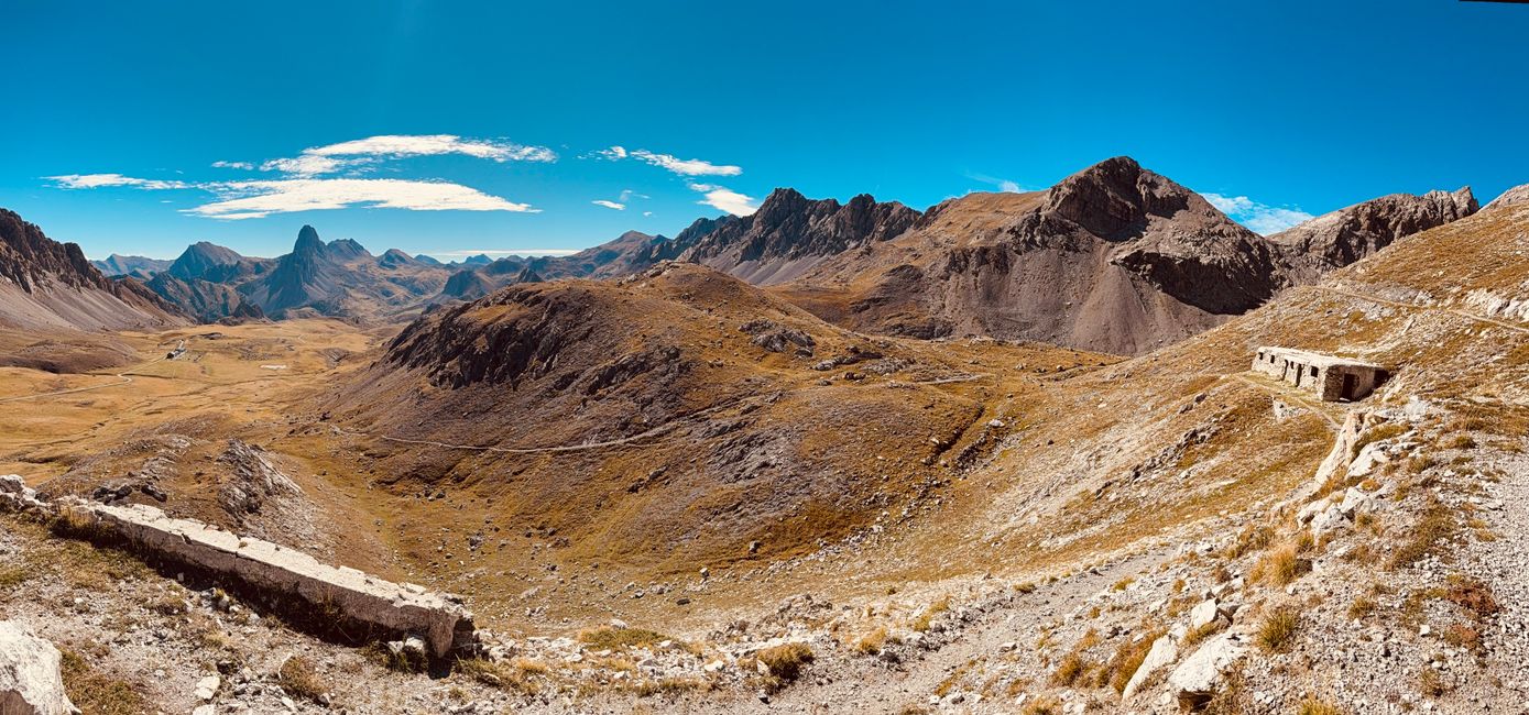 Rifugio Gardetta vor dem Roca le Meja