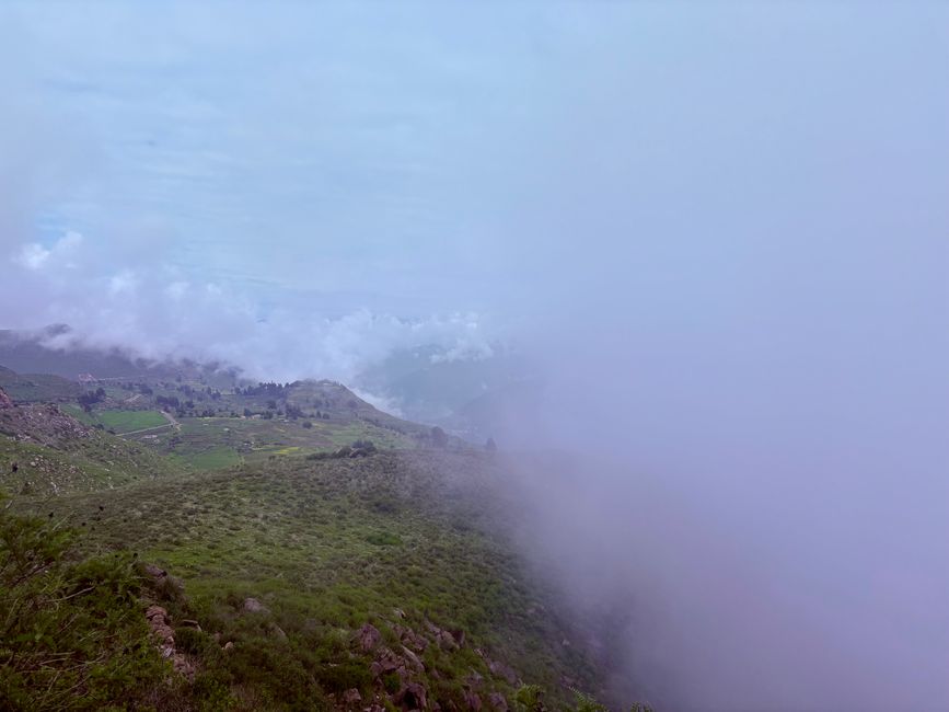 Am Mirador de los Condor war mal rein gar nichts zu sehen