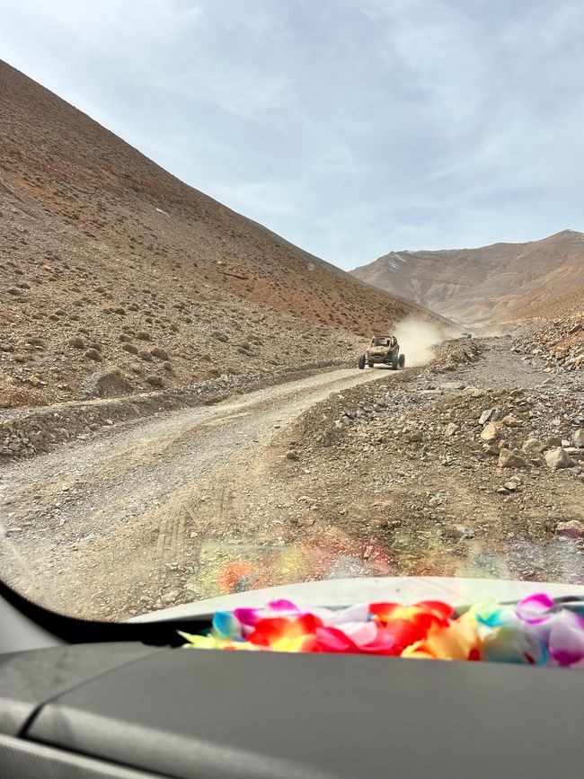 We turned around here when we only encountered well-equipped off-road buggies