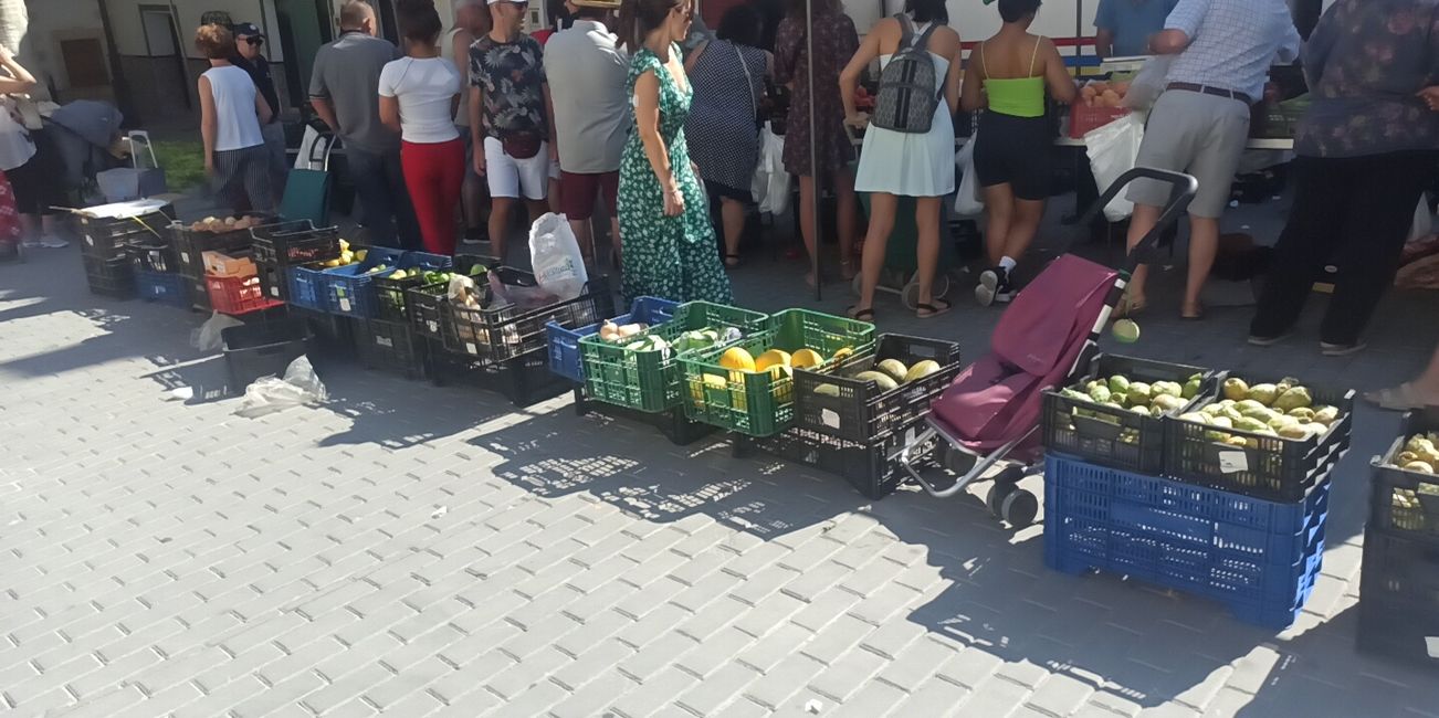 Orce-Wochenmarkt (Granada) (Fotos vom August 2023)