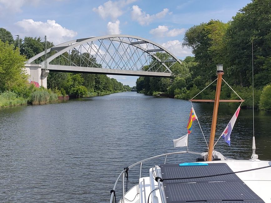 von Oldenburg über die Weser, den MLK, Havel bis zum Schiffshebewerk bei Oderberg