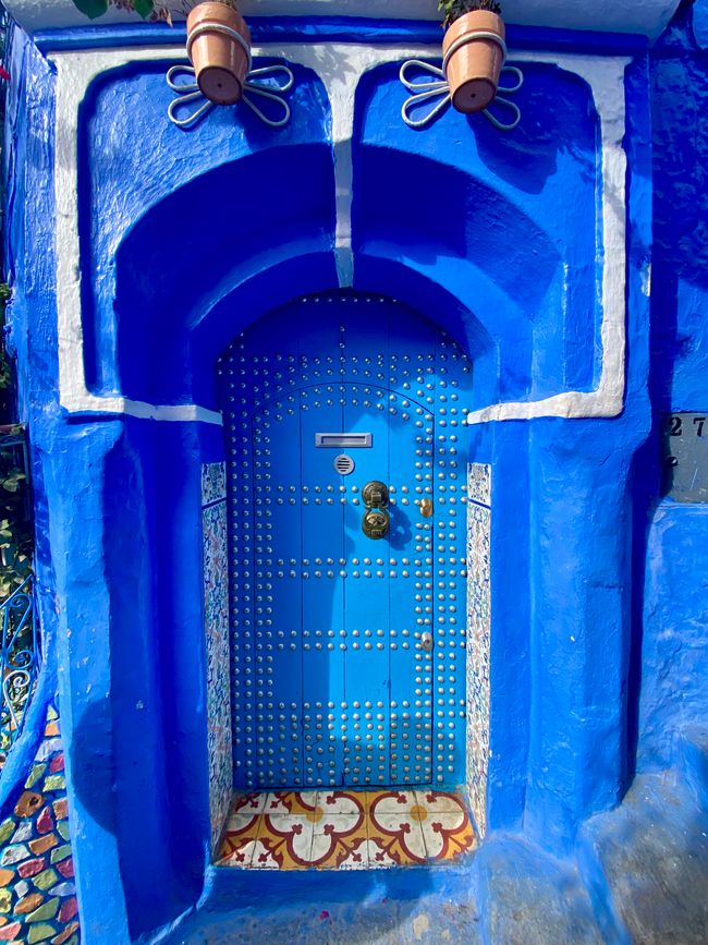 Die blaue Stadt #6: die schönen Haustüren