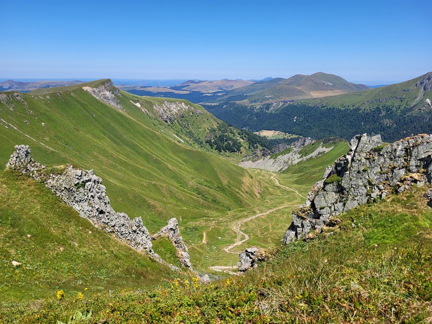 Wanderung vom Puy de Sancy zum Pic du Capucin