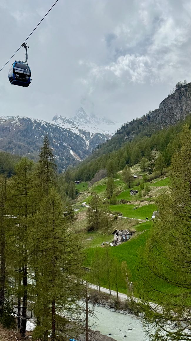Vom Genfersee nach Zermatt - Fahrt nach Freiburg
