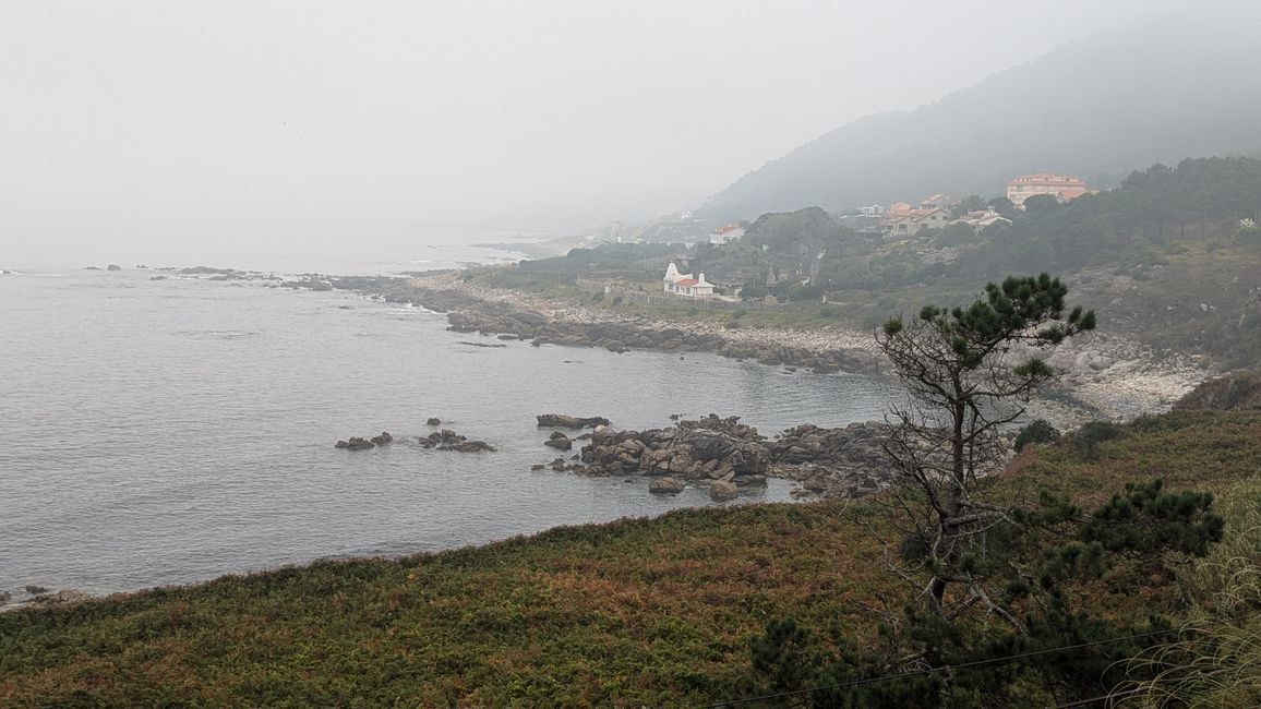 Seventh stage from Viladeduso to Baiona on the Camino Portugues da Costa