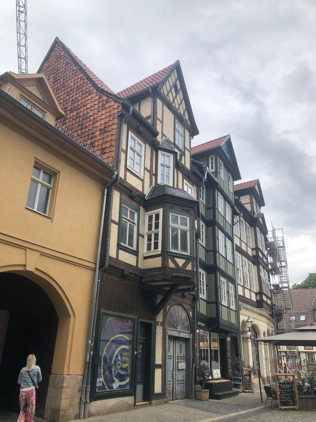 In Quedlenburg there are also plenty of well-preserved half-timbered houses